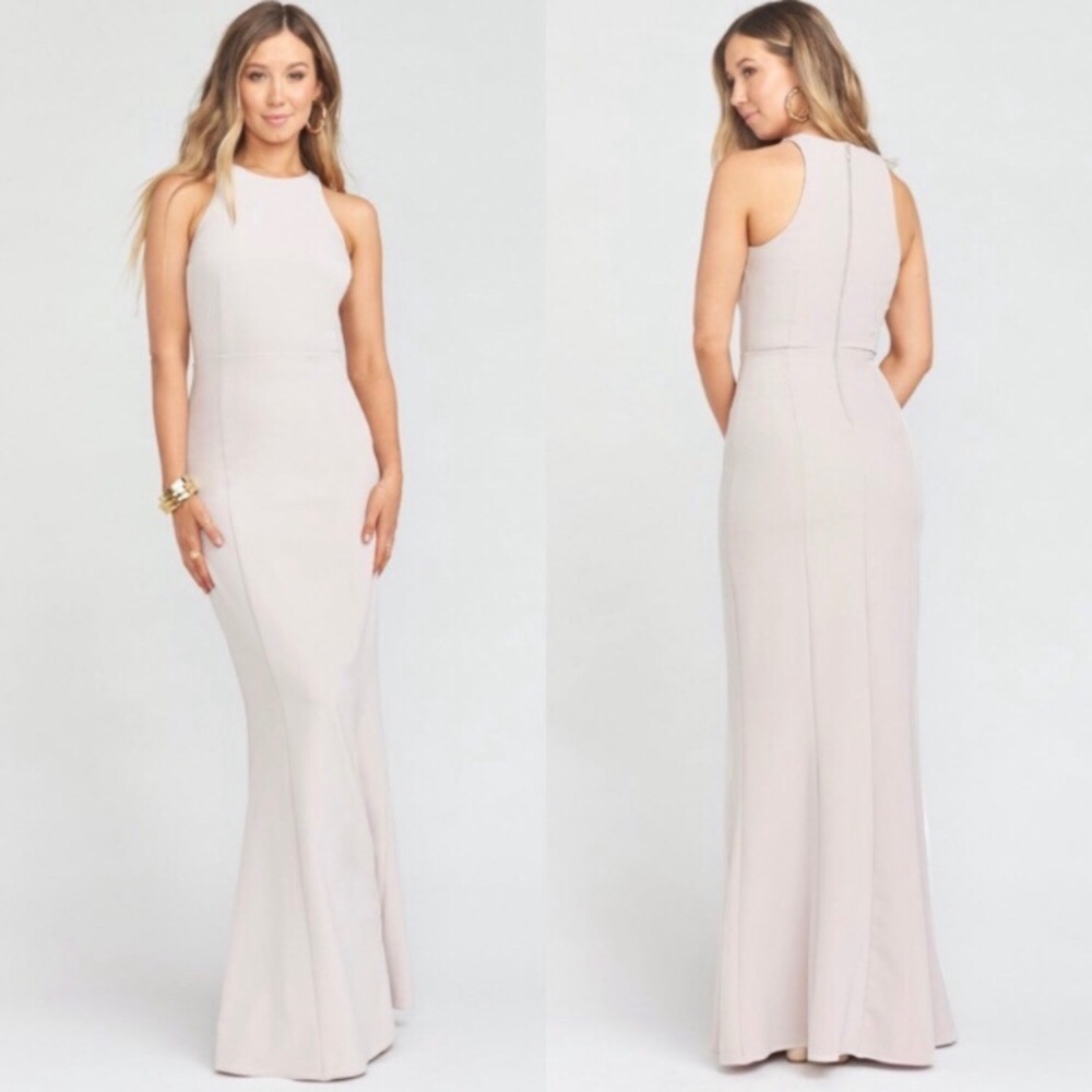 Show Me Your Mumu Chicago High neck gown in OY23